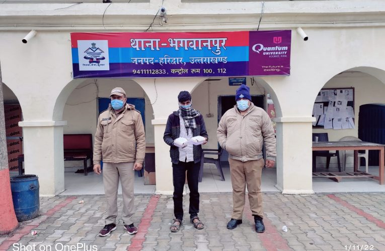 स्मैक के साथ आरोपी गिरफ्तार, पुलिस ने कब्जे से 5.40 ग्राम स्मैक और इलेक्ट्रॉनिक तराजू बरामद की