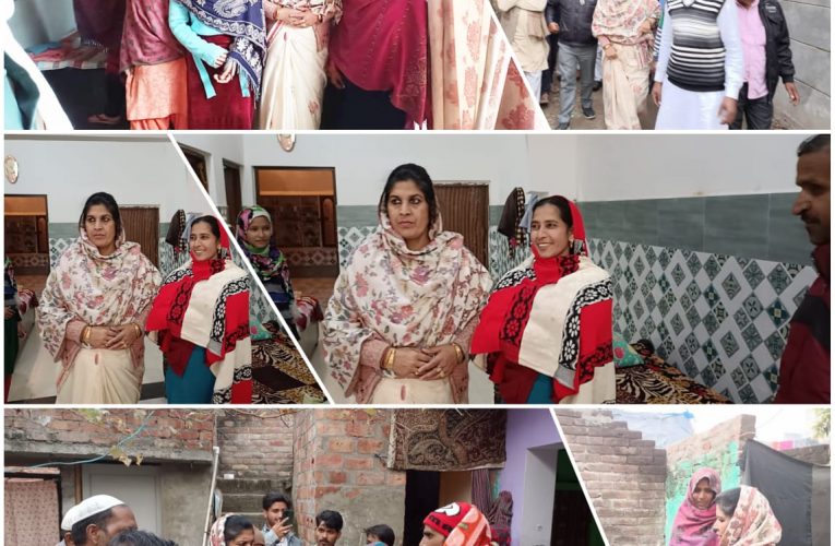 भगवानपुर विधायक ममता राकेश ने सिकरोढ़ा गांव में डोर टू डोर किया जनसंपर्क, बताई कांग्रेस की रीति-नीति, कहा कांग्रेस सर्व समाज की पार्टी