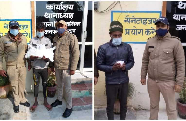पुलिस ने स्मैक और अवैध शराब के साथ दो आरोपियों को गिरफ्तार किया, मुकदमा दर्ज
