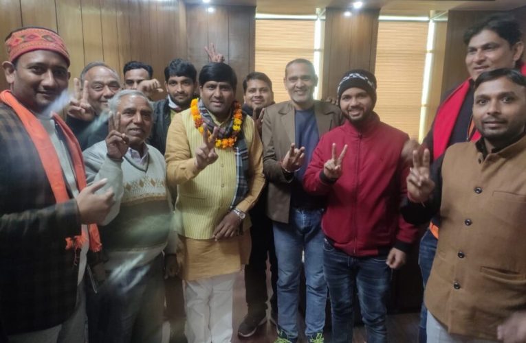 कलियर भाजपा प्रत्याशी मुनीश कुमार सैनी का स्वागत, ग्रामीणों ने कहा कलियर में मुनीश खिलाएंगे कमल