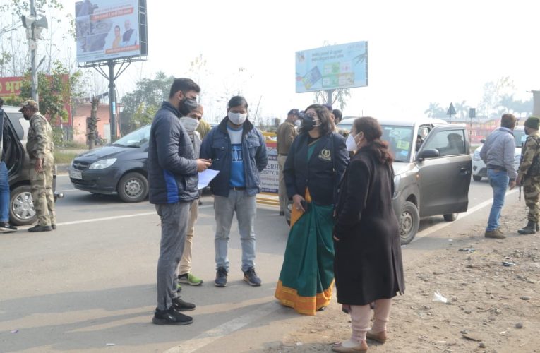 व्यय प्रेक्षक प्रतिभा चौधरी ने बॉर्डर का किया निरीक्षण, नकदी शस्त्रों के आवागमन पर सख्त निगरानी के निर्देश