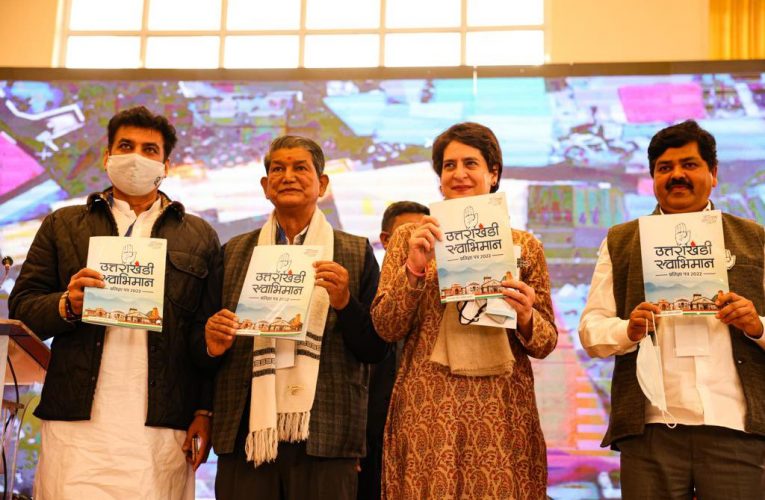 कांग्रेस महासचिव प्रियंका गांधी ने जारी किया कांग्रेस का घोषणापत्र, महिला वोटरों को लुभाने की कोशिश, बोलीं आपका पैसा बर्बाद कर रही भाजपा सरकार