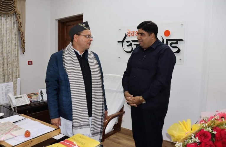 भाजपा नेता सुशील राठी ने सीएम पुष्कर सिंह धामी से की मुलाकात, किसानों की समस्याओं के बारे में हुई चर्चा