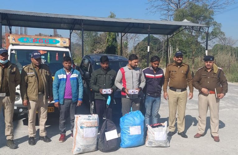 बहादराबाद पुलिस ने किया ट्रांसफार्मर चोरी मामले का खुलासा, चार आरोपी गिरफ्तार, 150 किलो काॅपर व 95 हजार रूपए बरामद