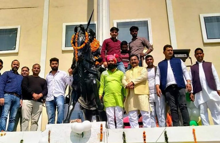 महाराणा प्रताप हमारे राष्ट्रीय गौरव और स्वाभिमान के प्रतीक: देवी सिंह राणा, भगवानपुर के रायपुर चौक पर महाराणा प्रताप की प्रतिमा स्थापित