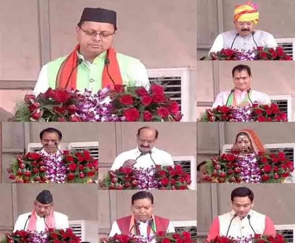 मुख्यमंत्री पुष्कर सिंह धामी ने किया मंत्रालयों का बंटवारा, अपने पास रखे 21 विभाग, देखें किसे मिली कौन सी जिम्मेदारी