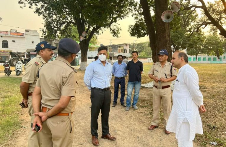 ज्वाइंट मजिस्ट्रेट ने किया ईदगाह का निरीक्षण, नमाज को लेकर की गई व्यवस्थाओं का लिया जायजा