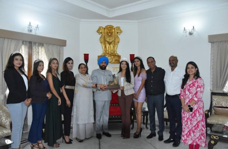 राज्यपाल लेफ्टिनेंट जनरल गुरमीत सिंह से मिस उत्तराखंड ऐश्वर्या बिष्ट ने की मुलाकात, दी शुभकामनाएं
