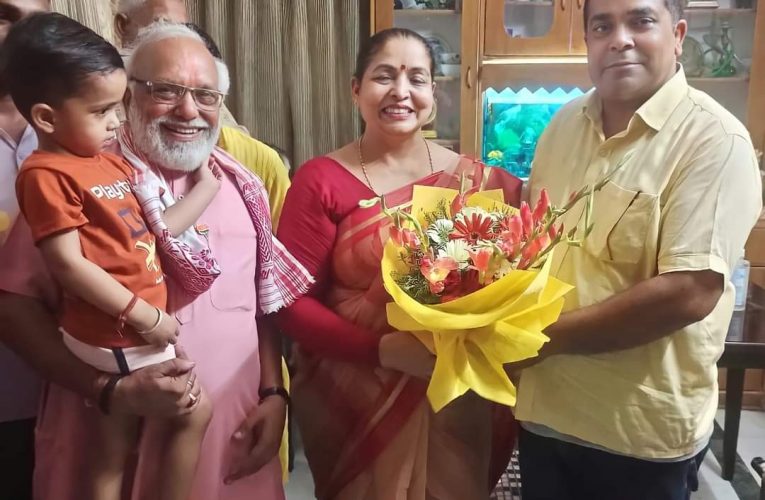 राज्यसभा प्रत्याशी बनाए जाने पर डॉ कल्पना सैनी को भाजपा शिक्षक प्रकोष्ठ ने बधाई दी