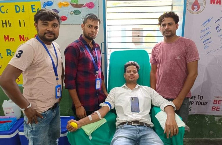 बेहतर स्वास्थ्य के लिए रक्तदान करते रहना चाहिए, ऑल इंडिया ब्लड डोनर ट्रस्ट की ओर से रक्तदान शिविर का आयोजन