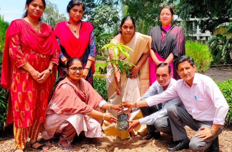 आई०एम०एस० रुड़की में हरेला पर्व पर किया गया पौधारोपण