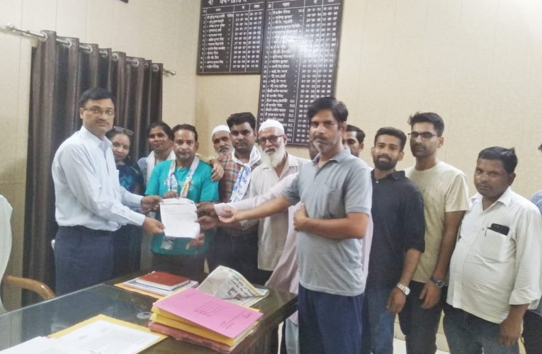 राज्य परिवहन निगम द्वारा किराए बढ़ोतरी को लेकर आप ने दिया ज्ञापन