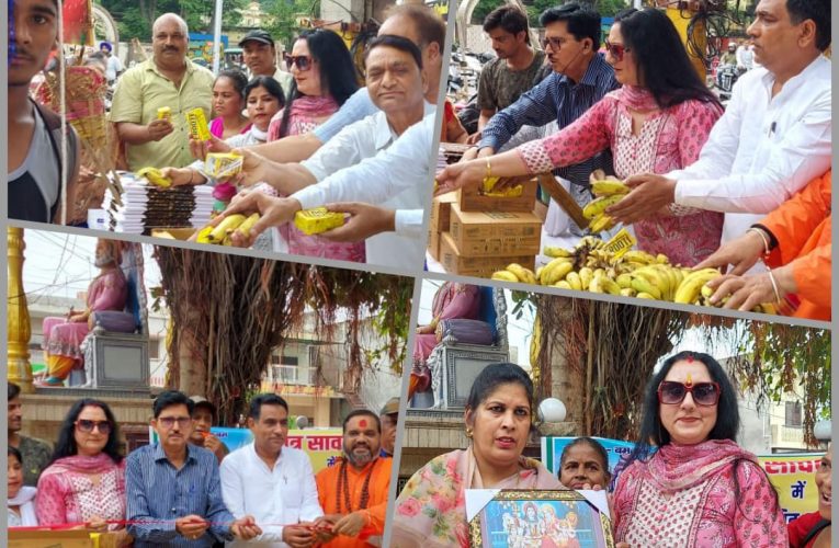 कांवड़ यात्रा हमारी सांस्कृतिक, सहिष्णुता, सर्वधर्म सम्भाव एवं वासुदेव कुटुमकुंब का प्रतीक, शिवभक्तों की सेवा में जुटी समाजसेविका रश्मि चौधरी