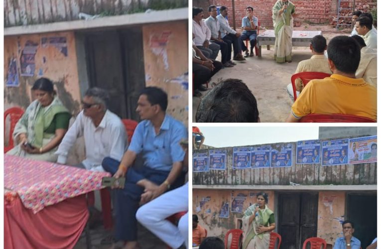 कांग्रेस प्रत्याशी सुनीता सैनी के लिए विधायक ममता राकेश ने कलालहटी, धीरमजरा और नागल पलूनी में मांगे वोट, कहा विकास के लिए करें मतदान