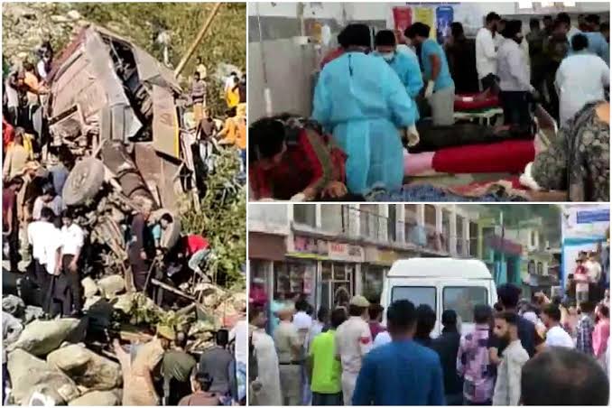 बड़ा हादसाः खाई में गिरी मिनी बस, 11 लोगों की मौत, 25 घायल, बचाव में जुटी सेना