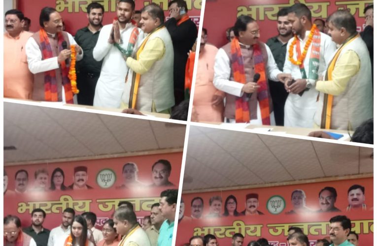 भगवानपुर कांग्रेस विधायक ममता राकेश के पुत्र व पुत्री भाजपा में शामिल, भाजपा प्रदेश अध्यक्ष और सासंद डाॅ निशंक ने दिलाई सदस्यता