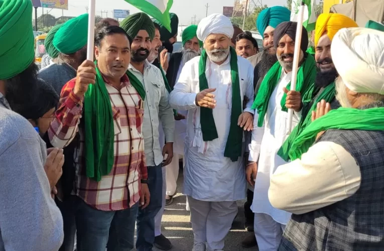 इंटरार्क श्रमिकों के समर्थन में किच्छा पहुंचे किसान नेता राकेश टिकैत, बाेले-सरकार चाहती है गरीब और गरीब हो जाए