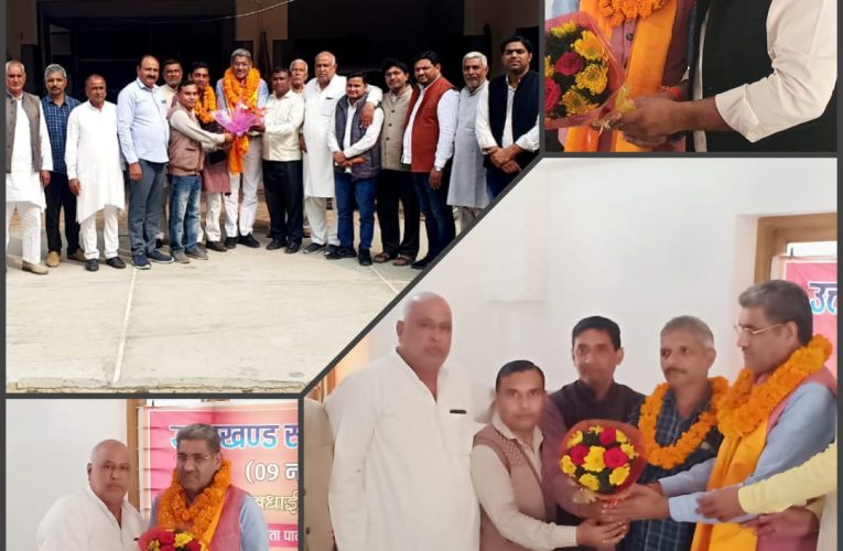 पीएम मोदी और सीएम धामी के नेतृत्व में तेजी से हो रहा है विकास: शोभाराम प्रजापति, भगवानपुर में भाजपाइयों ने मनाया राज्य स्थापना दिवस