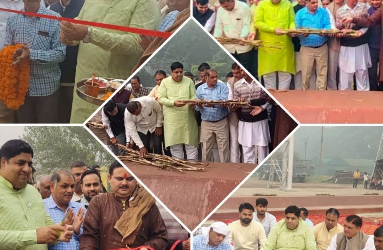 हवन पूजन के बाद विधि विधान के साथ उत्तम शुगर मिल का पेराई सत्र शुरू, सुशील राठी बोले-समिति की ओर से सभी किसानों को हर संभव सहायता उपलब्ध कराई जाएगी