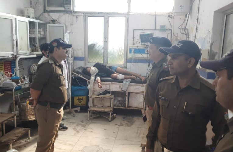 बहादराबाद नहर पटरी पर पुलिस और बदमाशों के बीच मुठभेड़, 50 हजार का इनामी बदमाश दबोचा