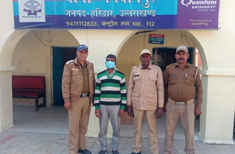 चोरी करने वाले आरोपी को पुलिस ने किया गिरफ्तार, तीन दिन पूर्व मेडिकल स्टोर के गल्ले से चोरी की थी नगदी
