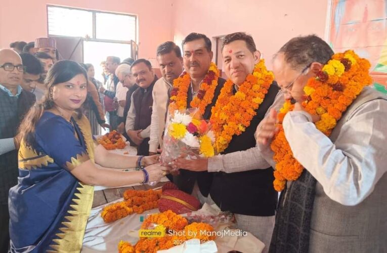 भाजपा में कार्यकर्ता का सम्मान सर्वोपरि, भाजपा कार्यकर्ताओं ने किया संगठनात्मक प्रभारी और नवनियुक्त जिलाध्यक्ष का स्वागत