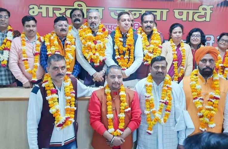 भाजपा हरिद्वार जिला कार्यकारिणी का हुआ भव्य स्वागत