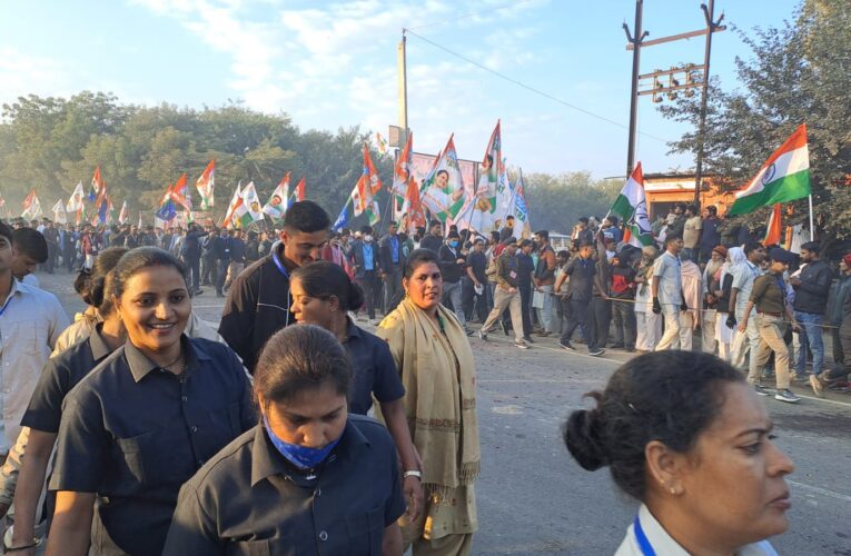 राहुल गांधी समूचे देश में भारत को जोड़ने का मजबूत संदेश दे रहे, राजस्थान में भारत जोड़ो यात्रा में शामिल हुई विधायक ममता राकेश