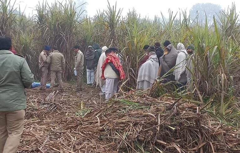 भगवानपुर: खेत में गन्ना छीलने गए किसान की गोली मारकर हत्या, जांच में जुटी पुलिस