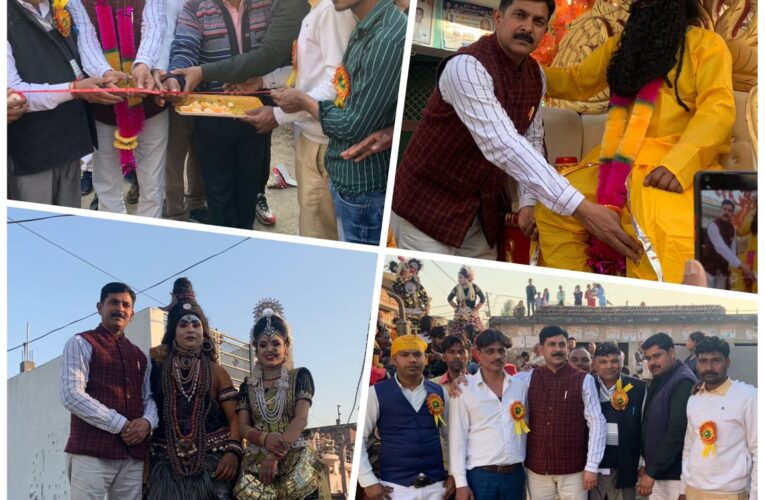 भाजपा नेता अरविन्द कुमार सैनी ने किया शोभायात्रा का शुभारंभ, कहा-संत रविदास ने समाज सुधार, भाईचारा व मानवता का दिया संदेश