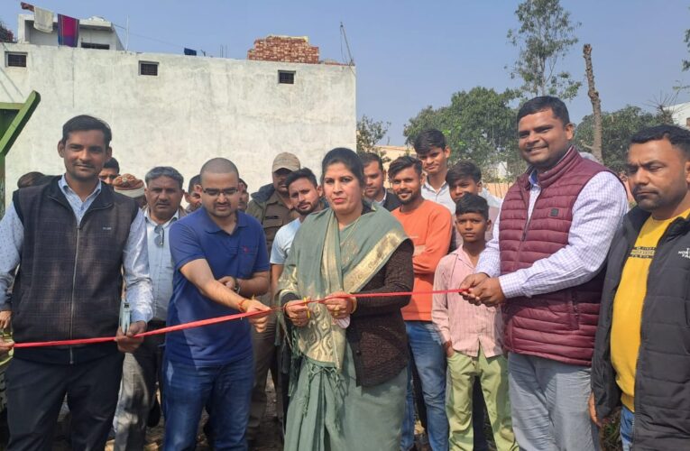 भगवानपुर विधायक ममता राकेश ने शुरू कराया टंकी का निर्माण कार्य- कहा ग्रामीणों को मिलेगी सुविधा