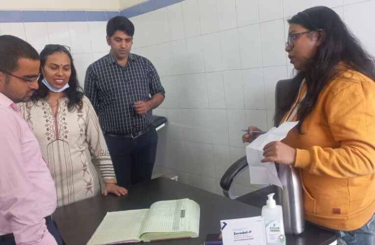 ज्वाइंट मजिस्ट्रेट ने किया सामुदायिक अस्पताल का निरीक्षण, दो कर्मचारी मिले नदारद