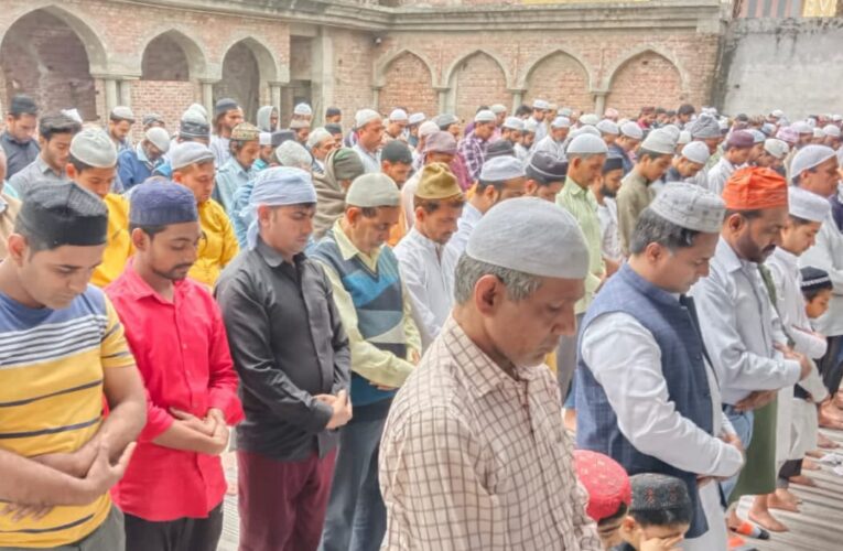 रुड़की में उत्साह व उल्लास के साथ अता की गई रमजान माह के पहले जुमे की नमाज