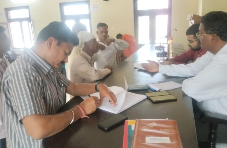 भगवानपुर तहसील दिवस में आई 17 शिकायतें, मौके पर 4 समस्याओं का किया गया निस्तारण