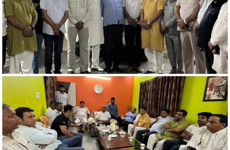 भाजपा नेता सुशील राठी के आवास पर पहुंचे जिलाध्यक्ष शोभाराम प्रजापति, कार्यकर्ताओं की ली बैठक, कहा-लोकसभा चुनाव की तैयारी में जुटे कार्यकर्त्ता