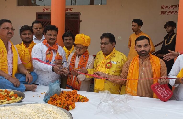 जीवन जीने के लिए शस्त्र और शास्त्र की विद्या जरूरी, भगवानपुर में भव्य निकली भगवान परशुराम की शोभायात्रा