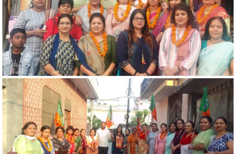 भाजपा रुड़की महिला मोर्चा की बैठक में हुआ परिचय, जिलाध्यक्ष प्रतिभा चौहान ने रुड़की पूर्वी मंडल और झबरेड़ा मंडल का किया स्वागत