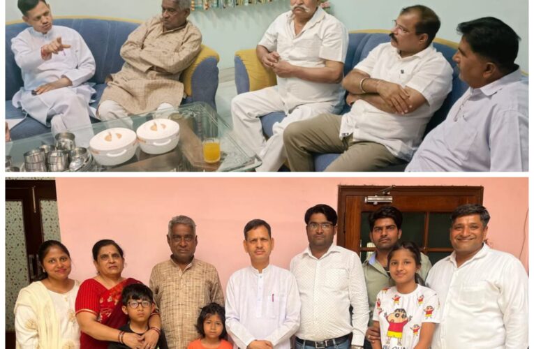 लोकसभा चुनाव की तैयारी में जुटें भाजपा कार्यकर्ता, भगवानपुर नगर मंडल महामंत्री वैभव अग्रवाल के आवास पर पहुंचे प्रदेश महामंत्री आदित्य कोठारी