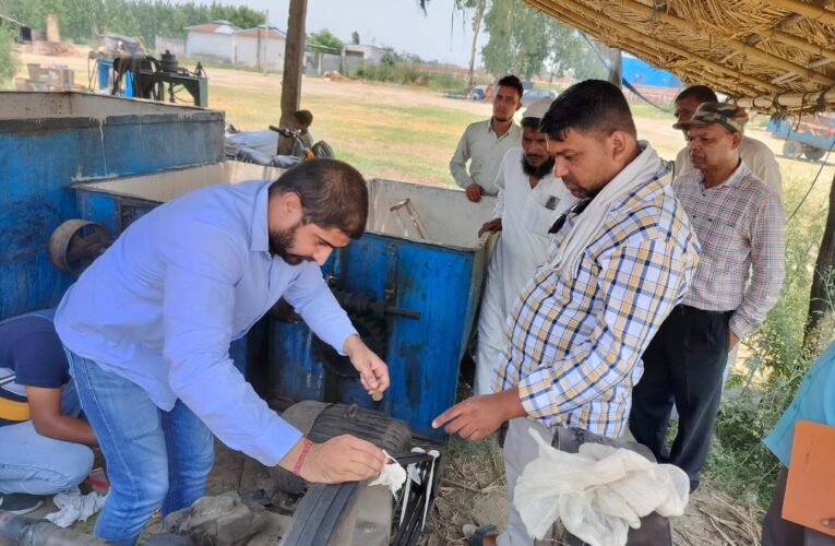 जेएम ने तीन कोल्हू सील किए, कोल्हूओं में प्रतिबंधित प्लास्टिक जलाने की मिल रही थी शिकायत