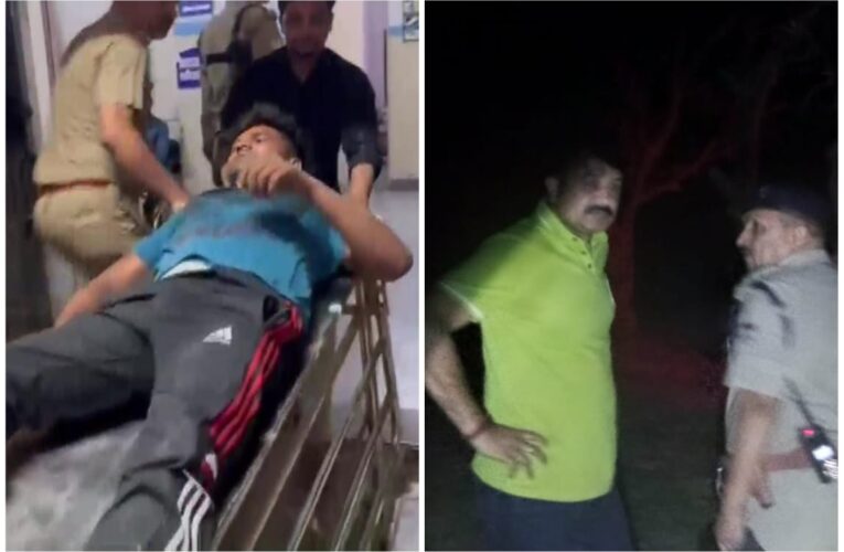 भगवानपुर में पुलिस और बदमाशों के बीच मुठभेड़, दो बदमाश घायल