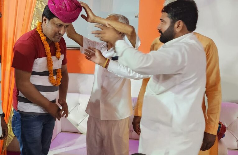 भाजपा नेता रचित अग्रवाल को सीकर जिले में भाजपाइयों ने किया स्वागत