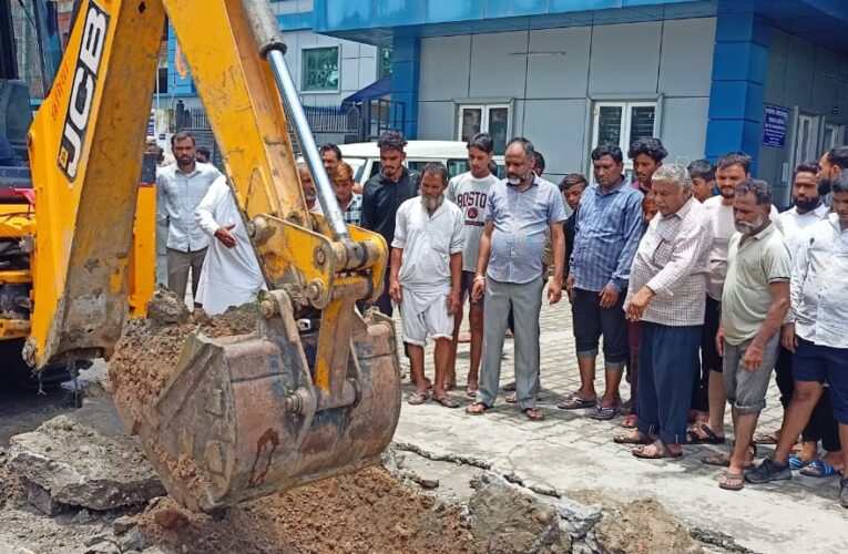 जिला पंचायत सदस्य प्रतिनिधि प्रदीप चौहान ने नाला खुदवाकर कराई पानी की निकासी, बारिश से हुए नुकसान की भरपाई के लिए सीएम से करेंगे मांग