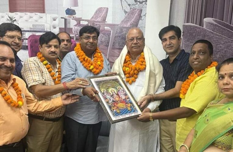 व्यापारी नेता प्रमोद गोयल के प्रांतीय उद्योग व्यापार प्रतिनिधि मंडल का प्रदेश उपाध्यक्ष बनने पर हुआ स्वागत