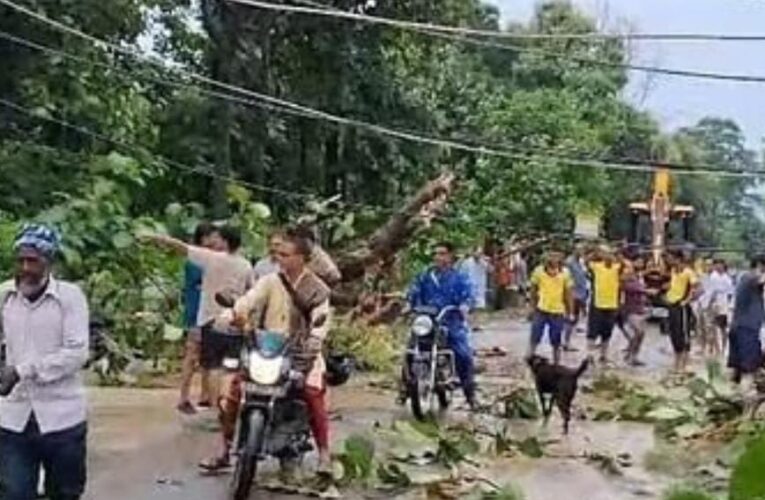 भारी बारिश के कारण जौलीग्रांट एयरपोर्ट में घुसा बाढ़ का पानी, एयरपोर्ट मार्ग पर फुटपाथ पर लगी रेलिंग कई स्थानों पर क्षतिग्रस्त