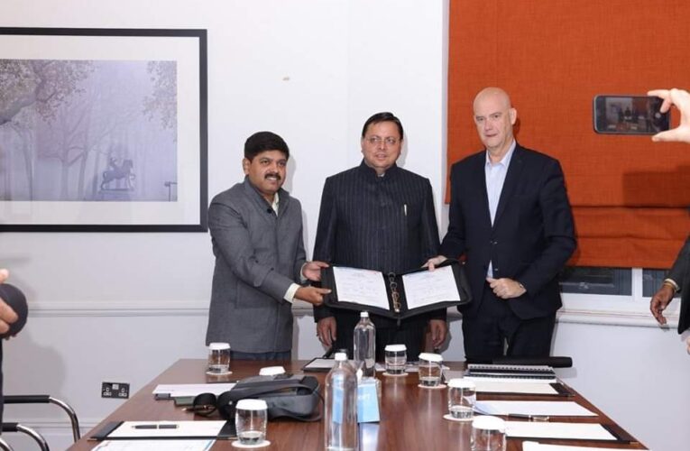 लंदन में मुख्यमंत्री पुष्कर सिहं धामी का धमाल, किए 12 करोड़ के MOU पर साइन, वैश्विक निवेश सम्मेलन की थीम को पीस टू प्रोसपेरिटी रखा गया