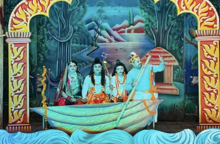 पिता का वचन निभाने को वन को निकले राम, भीमगोड़ा में चल रही रामलीला में किया गया राम वनवास का मंचन