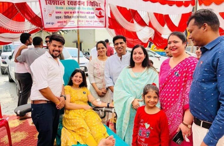 रक्तदान सर्वोत्तम दान है जिसका कोई विकल्प नही है: प्रदीप बत्रा, सिविल लाइन कोतवाली में रोट्रैक्ट क्लब एवं इनर व्हील क्लब द्वारा लगाया गया रक्तदान शिविर