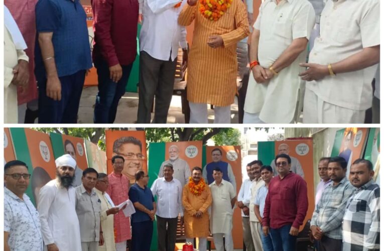 भाजपा जिला कार्यालय में मनाया गया किसान मोर्चा के प्रदेश उपाध्यक्ष देवी सिंह राणा का जन्मदिन, की दीर्घायु की कामना
