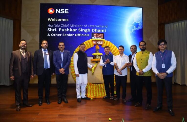 वैश्विक निवेशक सम्मेलन के रोड शो के लिए मुम्बई पहुंचे सीएम धामी, एनएसई के अधिकारियों को ग्लोबल इन्वेस्टर्स समिट में आने के लिए किया आमंत्रित