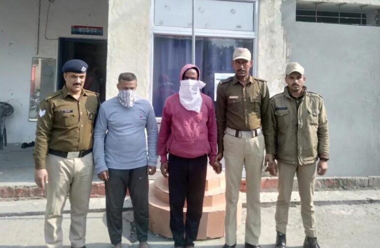 परचून की दुकान से चोरी के मामले में पुलिस ने शातिर गैंग के दो बदमाशों को किया गिरफ्तार, चोरी का माल भी बरामद